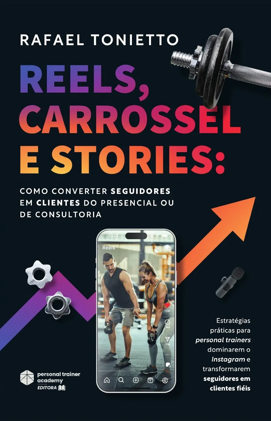 Capa do livro Reels, Carrossel e Stories